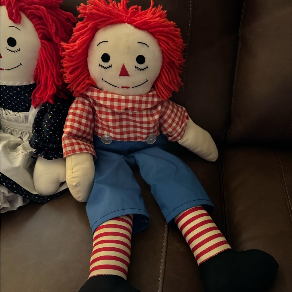Classic Raggedy Ann & Andy Doll Set - Picture 3 of 7